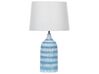 Lampada da tavolo ceramica bianco e azzurro 66 cm GEORGINA_822451