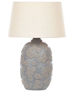 Pöytävalaisin keraaminen harmaa/beige FERREY Pöytävalaisin keraaminen harmaa/beige FERREY