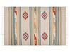 Bavlněný kelimový koberec 140 x 200 cm vícebarevný APARAN_869635