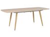 Table de salle à manger extensible effet bois clair 180/210 x 90 cm HAGA_786559