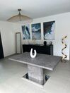 Jedálenský stôl s betónovým efektom 160 x 90 cm sivý PASADENA_834734
