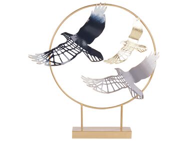 Dekofigur Metall mehrfarbig Vögel 56 cm SAMARIUM