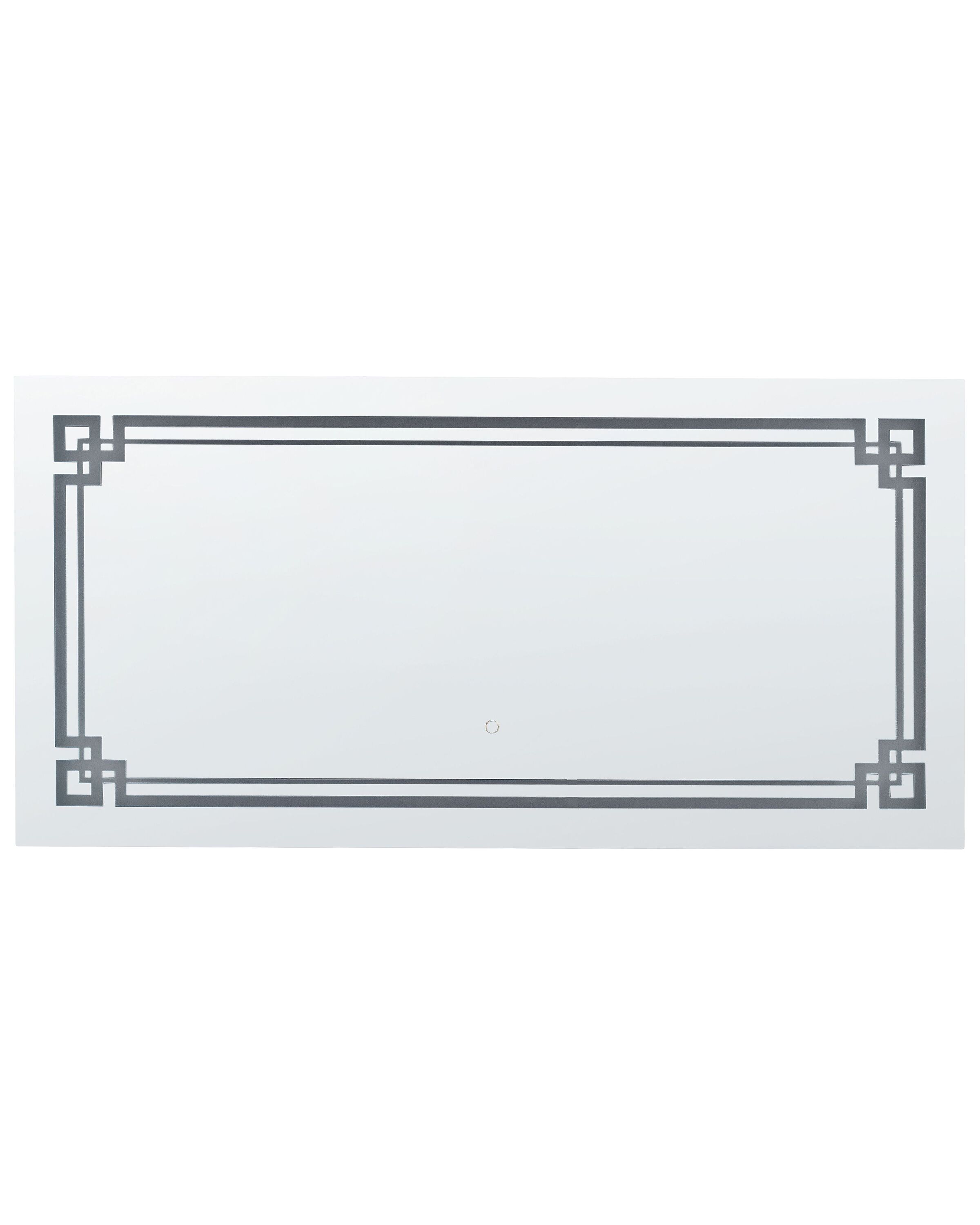 LED Wall Mirror 120 x 60 cm Silver AVRANCHES
