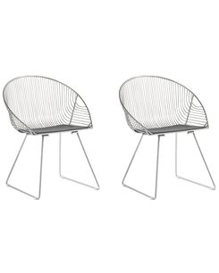 Tuoli teräs hopea 2 kpl AURORA Tuoli teräs hopea 2 kpl AURORA