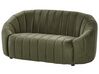 Sofa Set Samtstoff dunkelgrün 6-Sitzer MALUNG_884243