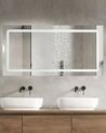 LED Wall Mirror 120 x 60 cm Silver BENOUVILLE_837512