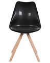 Chaise design en plastique noir brillant DAKOTA_801989