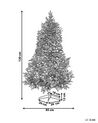 Zasnežený umelý vianočný stromček 120 cm zelený DENALI_783153