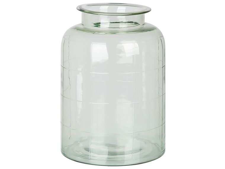 Vaso de vidro verde claro 35 cm VINDALOO_830536