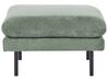 Conjunto de sofás 5 lugares com repousa-pés em tecido verde claro VINTERBRO_906808