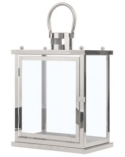 Lyhty ruostumaton teräs hopea 39 cm TENERIFE Lyhty ruostumaton teräs hopea 39 cm TENERIFE