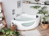 Whirlpool Corner Bath with LED 1900 x 1380 mm cm White TOCOA_36370
