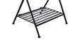 Table pliante en acier noir vieilli 35 x 40 cm ANCUD_790941