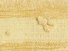 Cuscino da pavimento giallo in cotone 60 x 60 x 12 cm CLONE_820970