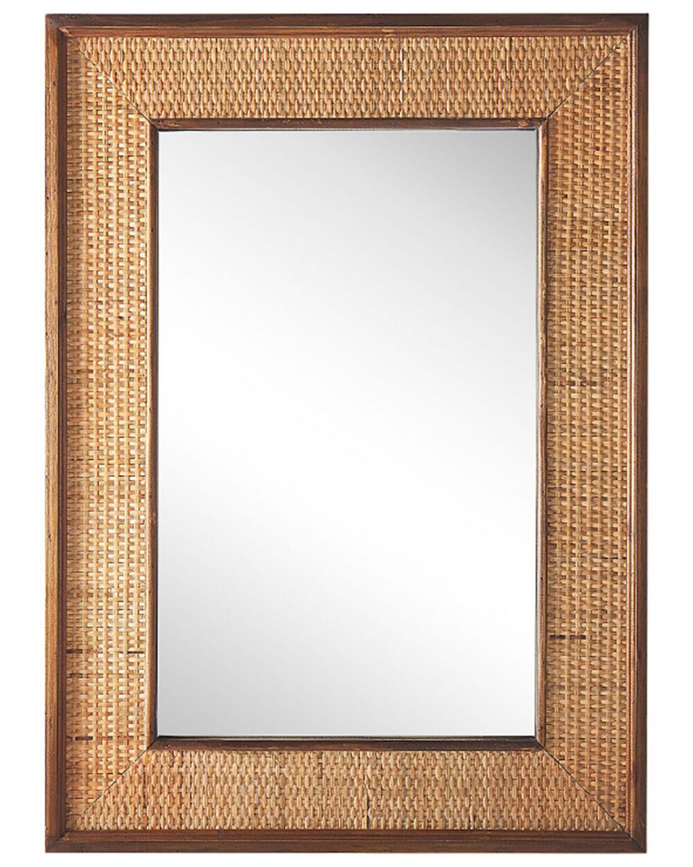 Specchio Rettangolare in Legno 54 x 74 cm IGUALA 