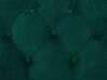 Chesterfield Stílusú Háromszemélyes Zöld Bársonyszövet Kanapé SOTRA_727293