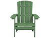 Záhradná stolička v zelenej farbe ADIRONDACK_728509