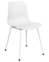Set of 2 Dining Chairs White LOOMIS_861806