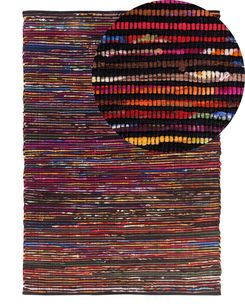 Килим 140 x 200 см багатобарвний чорний BARTIN