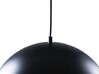 Metal Pendant Lamp Black PADMA_673714