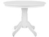 Tavolo tondo 100cm con base in legno bianco AKRON_714112