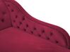 Chaise longue sinistra in velluto bordeaux NIMES_805985