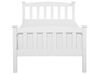 Wooden EU Single Size Bed White GIVERNY_752685