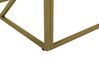 Glass Top Side Table Gold ORLAND_766631