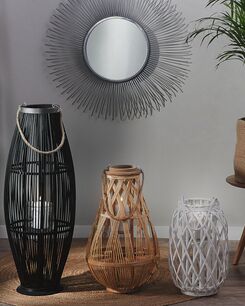 Lyhty bambu vaalea puu 56 cm TONGA