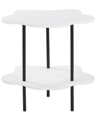 Side Table White and Black CLOUD