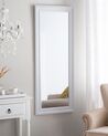 Specchio da parete in color bianco/argento 50 x 130 cm VERTOU_849243