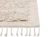 Dywan shaggy bawełniany 80 x 150 cm beżowy BITLIS_837598