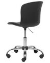 Swivel Armless Desk Chair Black VAMO_731941