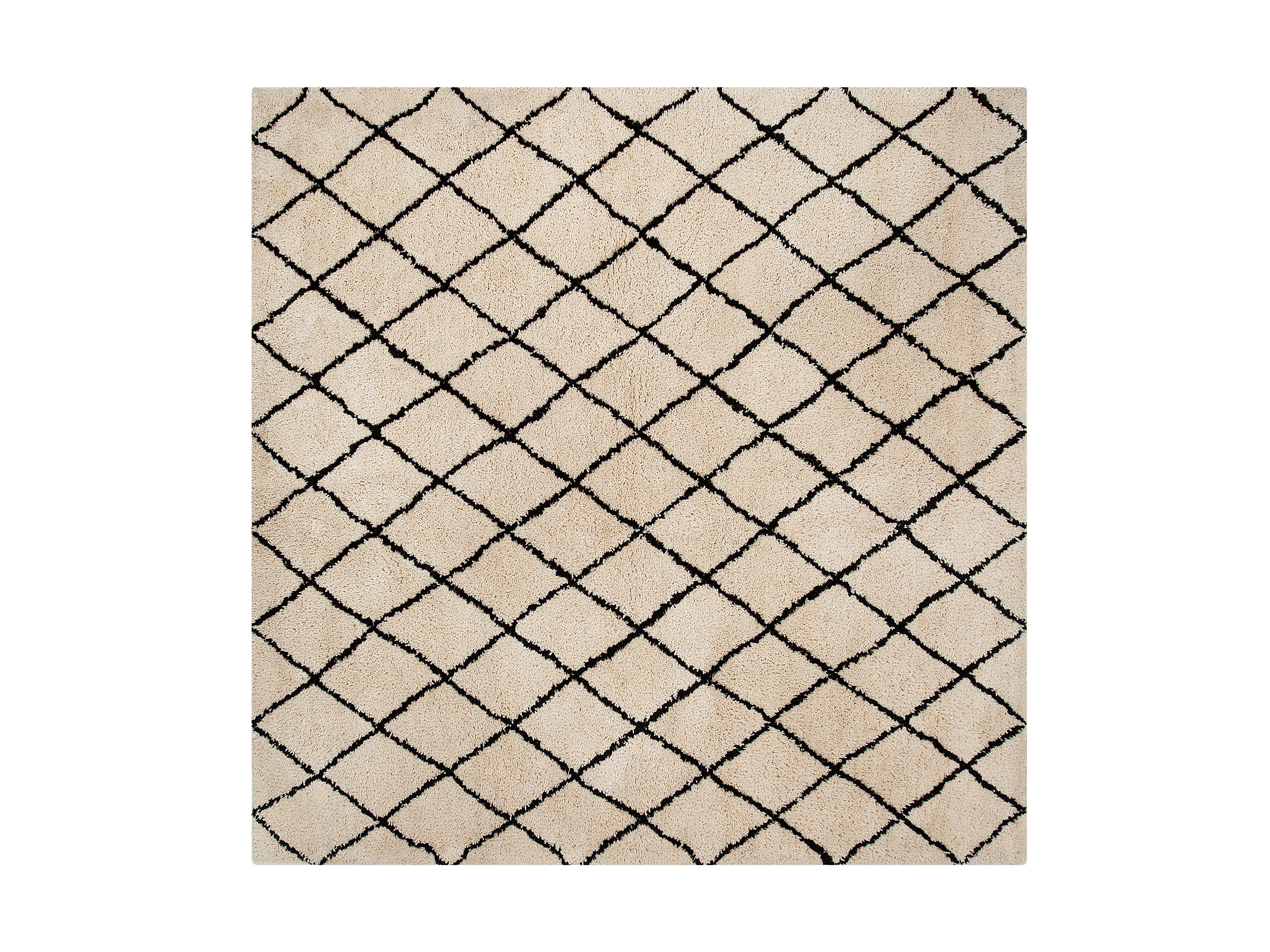 Dywan 200 x 200 cm beżowy MIDYAT
