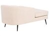 Right Hand Boucle Chaise Lounge Light Beige ALLIER_879214