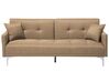 Fabric Sofa Bed Beige LUCAN_707374