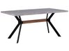 Jídelní stůl s betonovým efektem 160 x 90 cm šedý/černý BENSON_755584