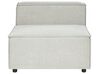 Linen 1-Seat Section Grey APRICA_874267