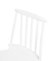 Spisebordsstol hvid plast sæt af 2 VENTNOR_707008
