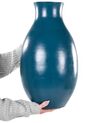 Vase décoratif bleu 48 cm STAGIRA_850632