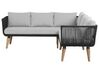 Loungeset 5-zits acaciahout taupe ALCAMO_764948