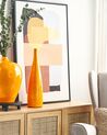 Bloemenvaas oranje terracotta 50 cm SABADELL_847856