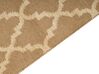Teppich Jute beige 160 x 230 cm marokkanisches Muster Kurzflor MERMER_887056
