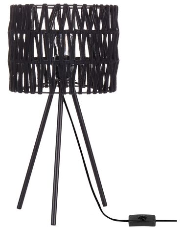 Lampa stołowa metalowa czarna CULEBRA