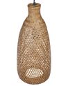 Lampadario legno di bambù chiaro 133 cm LWELA_827292