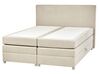 Boxspring stof beige 160 x 200 cm MINISTER_873588