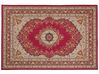 Teppich rot 160 x 230 cm Kurzflor KARAMAN_716907