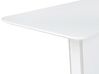 Mesa de jantar extensível branca 160/200 x 90 cm SUNDS_821116