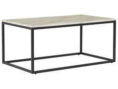 Coffee Table White Marble Effect With Gold Delano Furniture Lamps Accessories Up To 70 Off Avandeo Online Store
