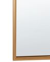 Potrójne lustro metalowe 87 x 77 cm złote SAVILLY_900165